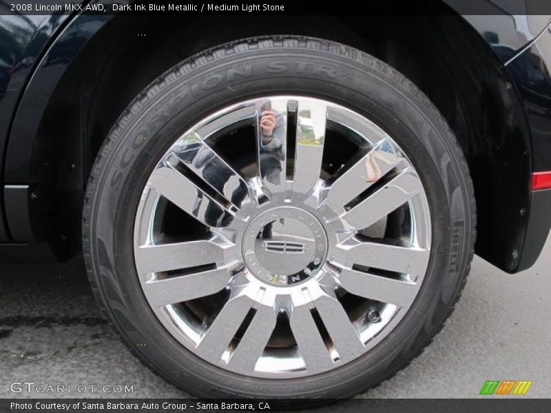 Dark Ink Blue Metallic / Medium Light Stone 2008 Lincoln MKX AWD
