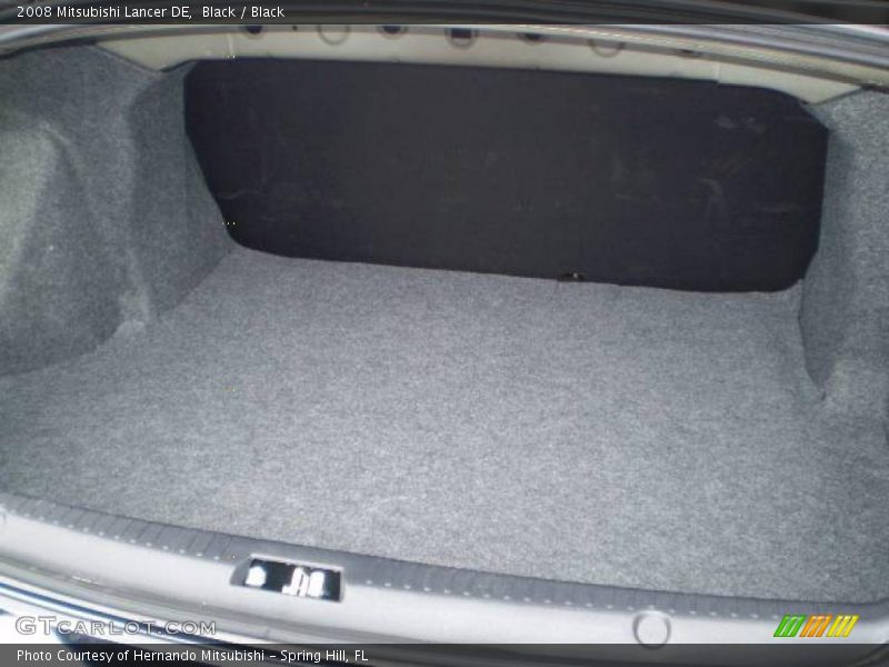 Black / Black 2008 Mitsubishi Lancer DE