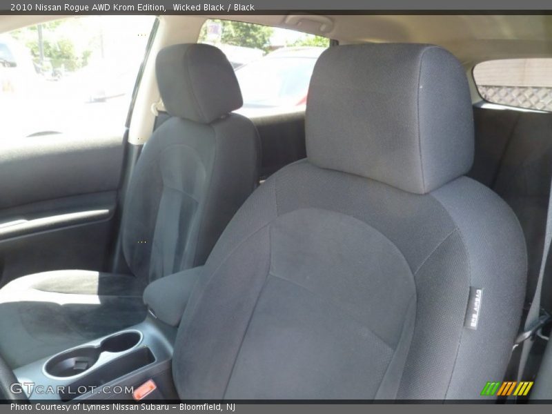 Wicked Black / Black 2010 Nissan Rogue AWD Krom Edition
