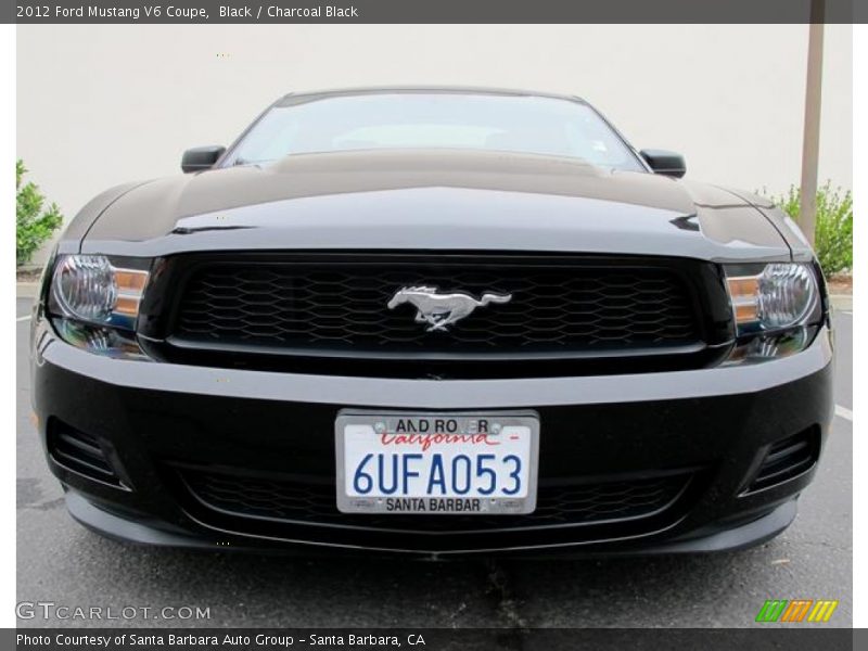 Black / Charcoal Black 2012 Ford Mustang V6 Coupe
