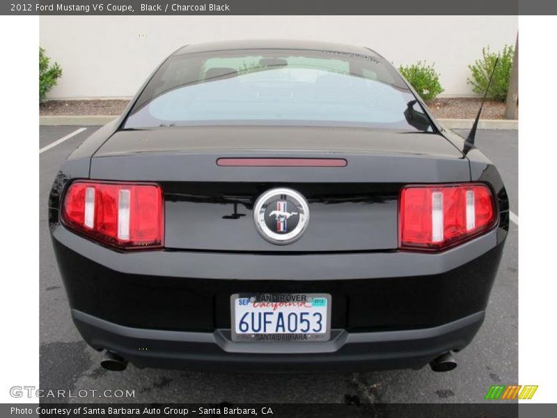 Black / Charcoal Black 2012 Ford Mustang V6 Coupe