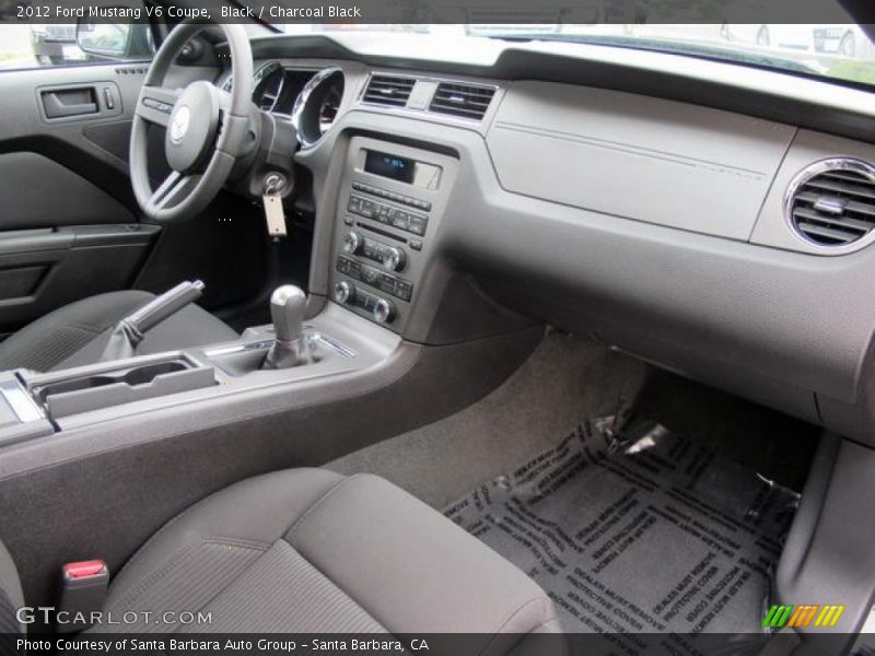 Black / Charcoal Black 2012 Ford Mustang V6 Coupe