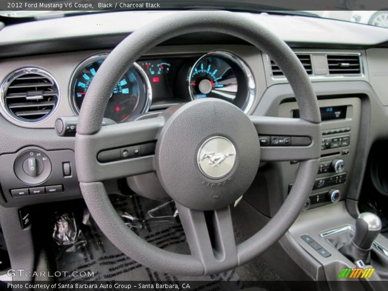 Black / Charcoal Black 2012 Ford Mustang V6 Coupe