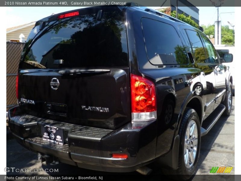 Galaxy Black Metallic / Charcoal 2010 Nissan Armada Platinum 4WD