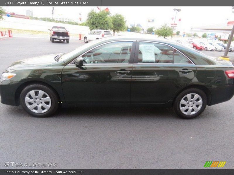 Spruce Green Mica / Ash 2011 Toyota Camry LE