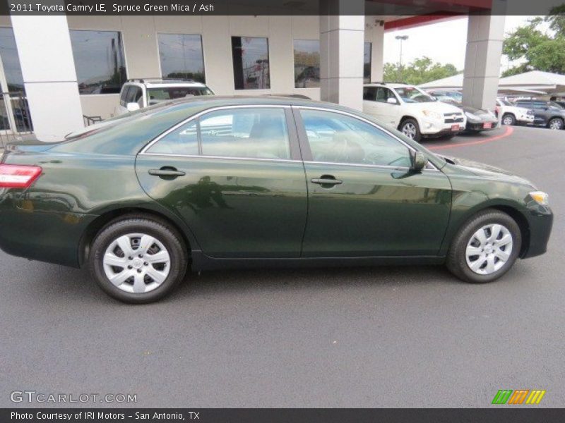 Spruce Green Mica / Ash 2011 Toyota Camry LE