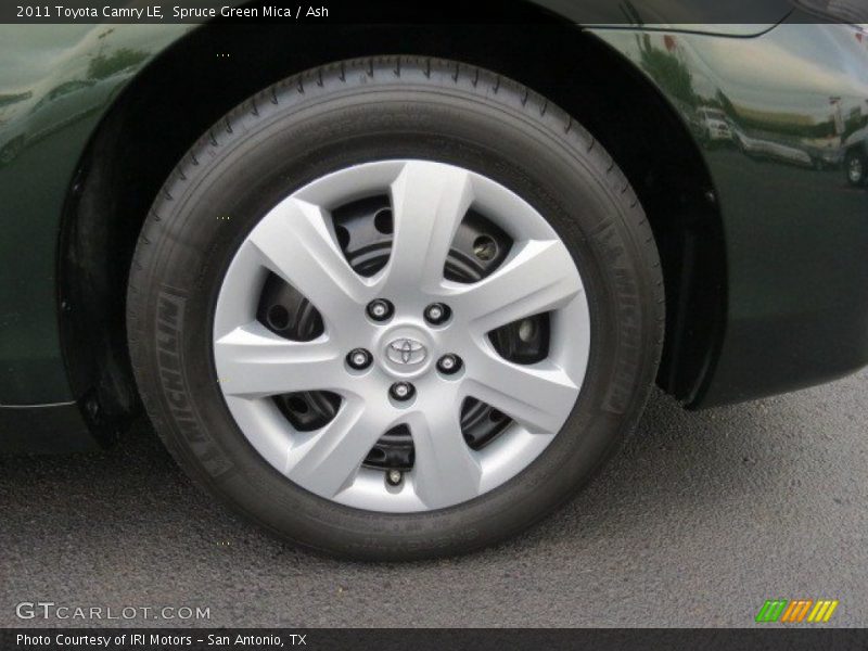 Spruce Green Mica / Ash 2011 Toyota Camry LE