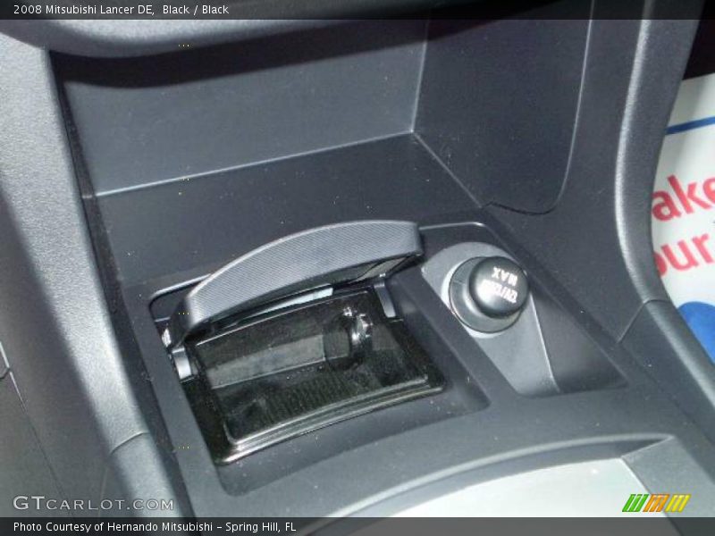 Black / Black 2008 Mitsubishi Lancer DE
