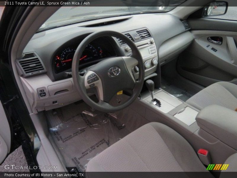 Spruce Green Mica / Ash 2011 Toyota Camry LE