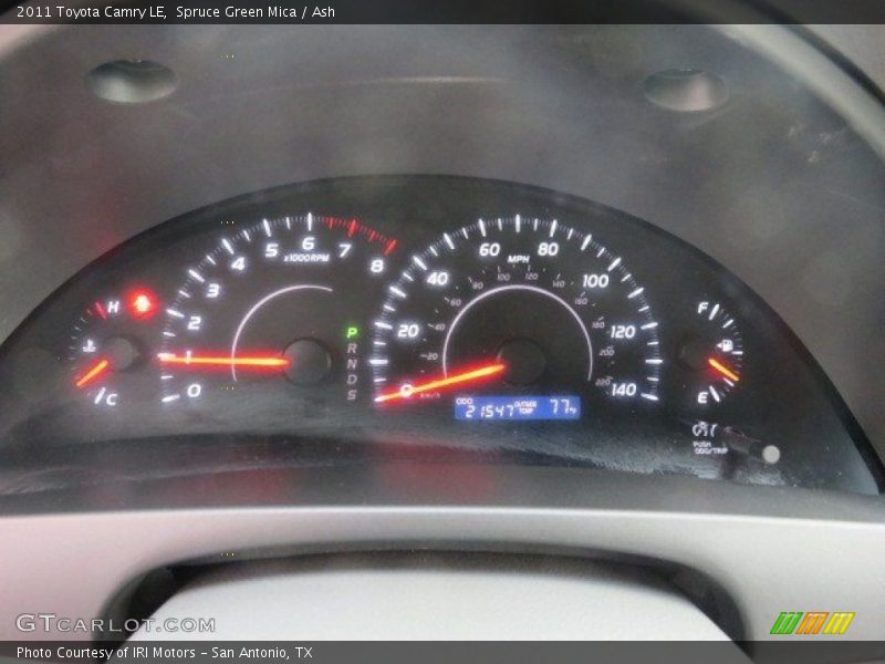 Spruce Green Mica / Ash 2011 Toyota Camry LE