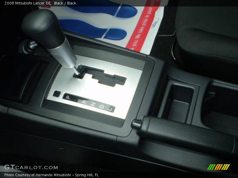 Black / Black 2008 Mitsubishi Lancer DE