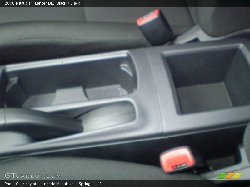 Black / Black 2008 Mitsubishi Lancer DE