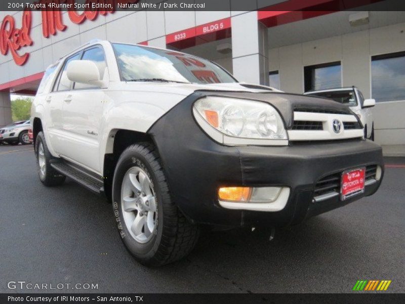 Natural White / Dark Charcoal 2004 Toyota 4Runner Sport Edition