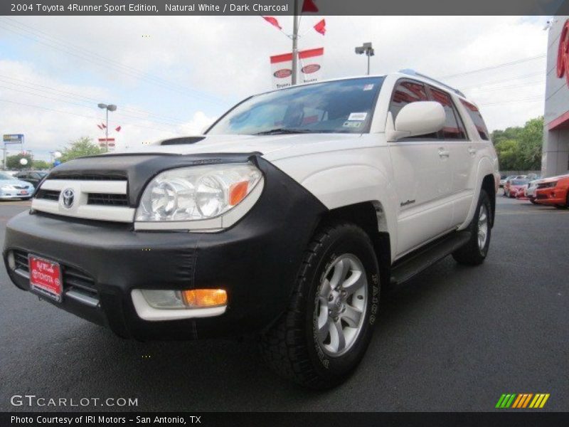 Natural White / Dark Charcoal 2004 Toyota 4Runner Sport Edition
