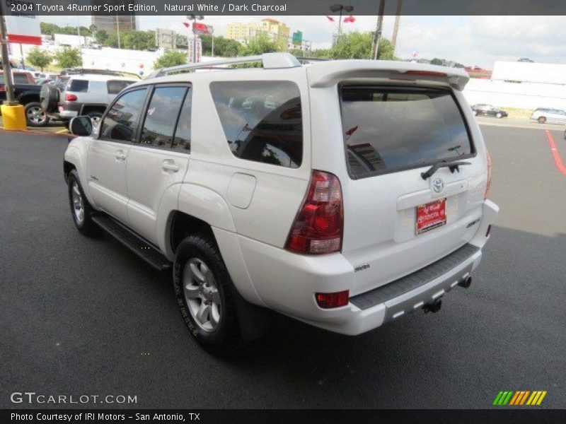 Natural White / Dark Charcoal 2004 Toyota 4Runner Sport Edition