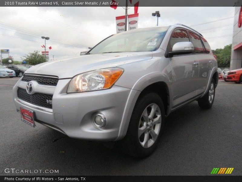 Classic Silver Metallic / Ash Gray 2010 Toyota RAV4 Limited V6