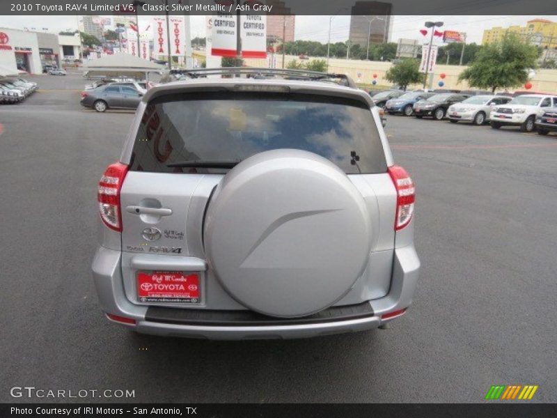 Classic Silver Metallic / Ash Gray 2010 Toyota RAV4 Limited V6