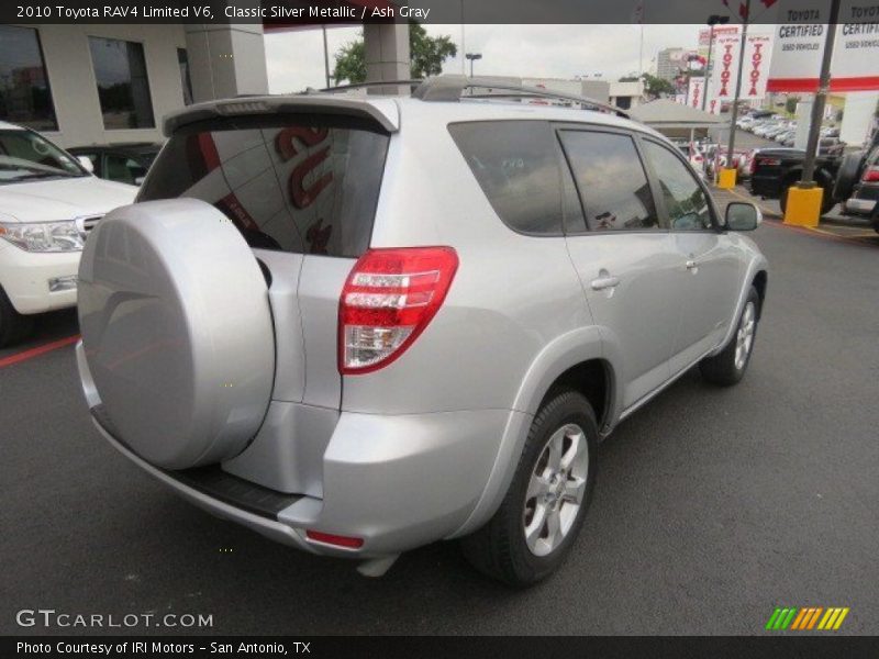 Classic Silver Metallic / Ash Gray 2010 Toyota RAV4 Limited V6