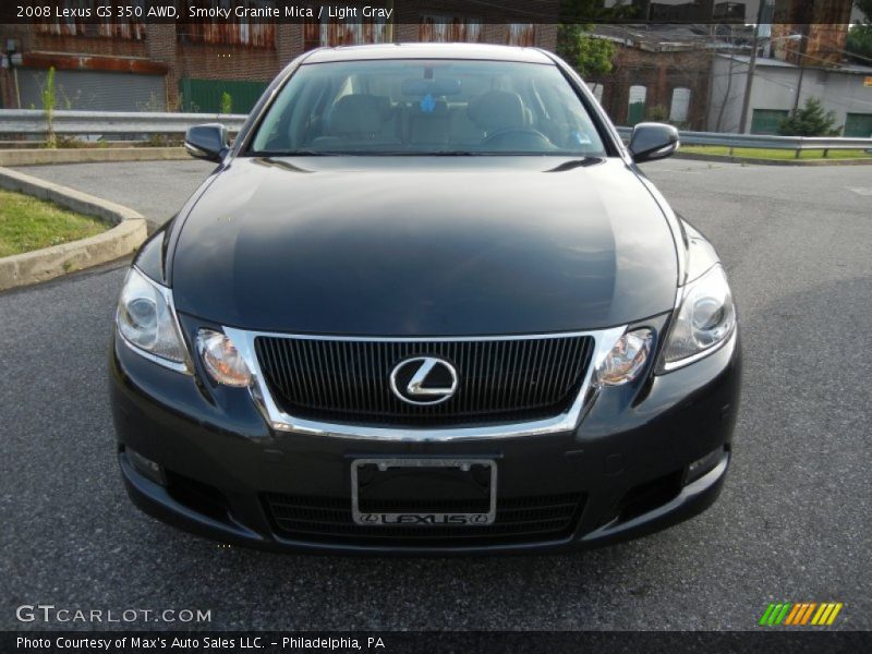 Smoky Granite Mica / Light Gray 2008 Lexus GS 350 AWD