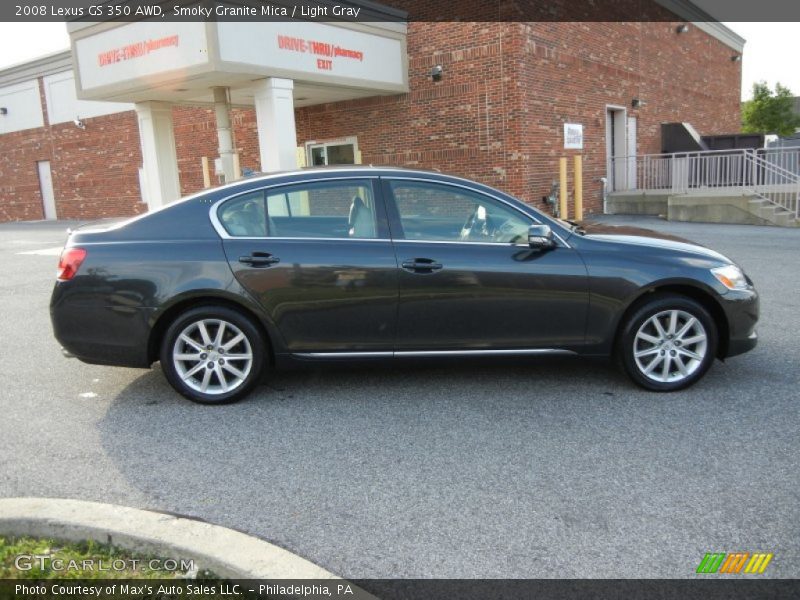 Smoky Granite Mica / Light Gray 2008 Lexus GS 350 AWD