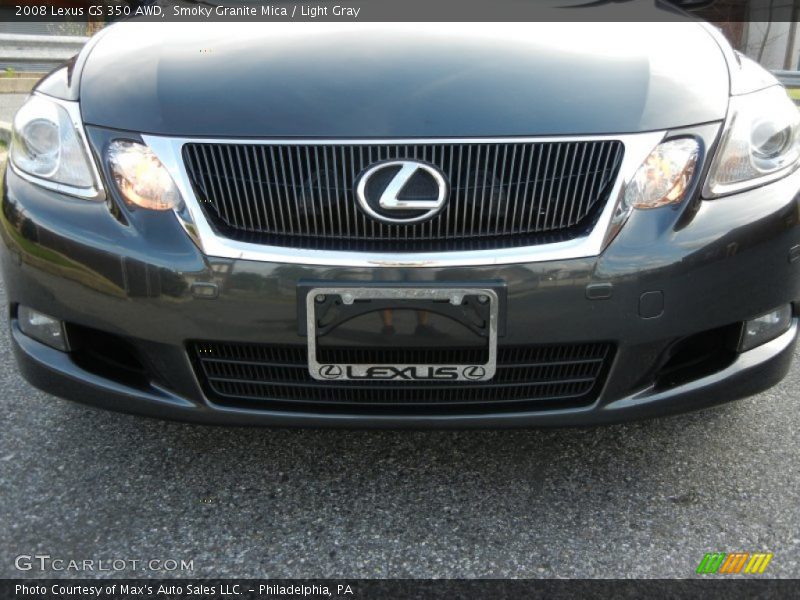 Smoky Granite Mica / Light Gray 2008 Lexus GS 350 AWD