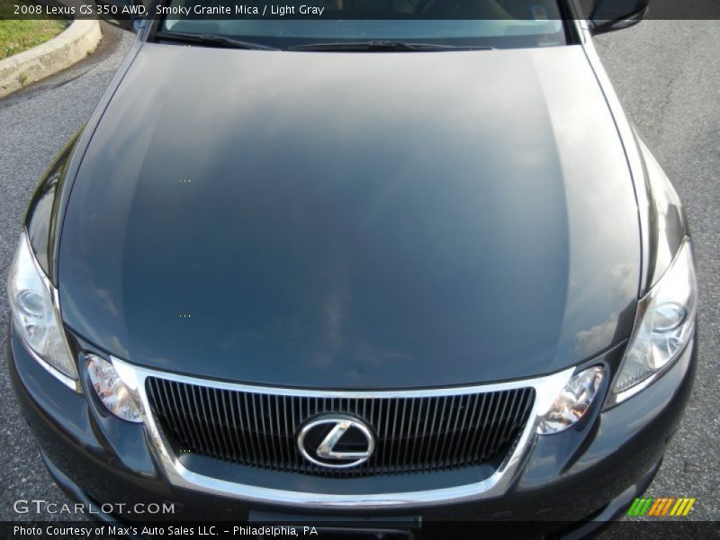 Smoky Granite Mica / Light Gray 2008 Lexus GS 350 AWD