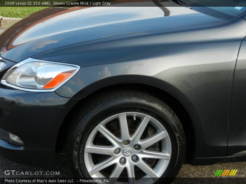Smoky Granite Mica / Light Gray 2008 Lexus GS 350 AWD