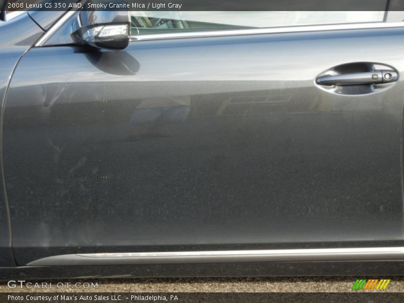Smoky Granite Mica / Light Gray 2008 Lexus GS 350 AWD