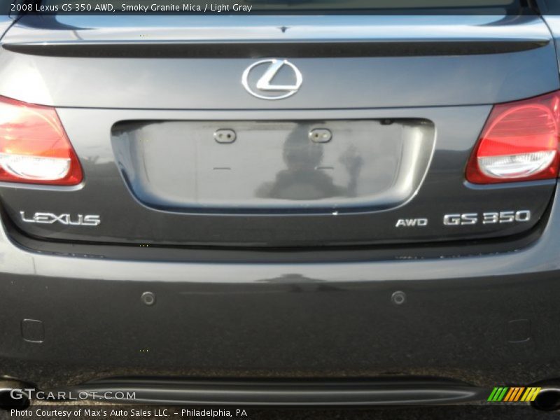 Smoky Granite Mica / Light Gray 2008 Lexus GS 350 AWD