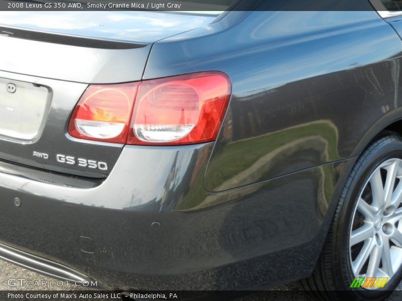 Smoky Granite Mica / Light Gray 2008 Lexus GS 350 AWD
