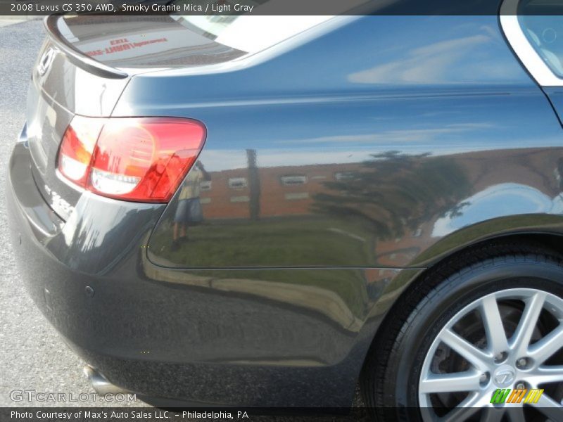Smoky Granite Mica / Light Gray 2008 Lexus GS 350 AWD