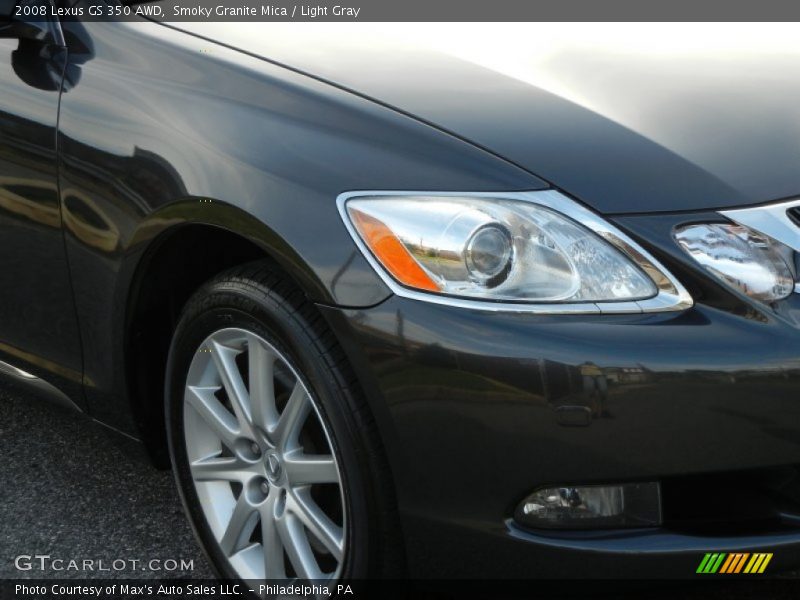 Smoky Granite Mica / Light Gray 2008 Lexus GS 350 AWD