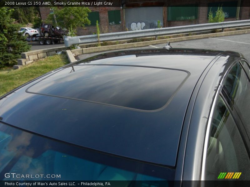 Smoky Granite Mica / Light Gray 2008 Lexus GS 350 AWD
