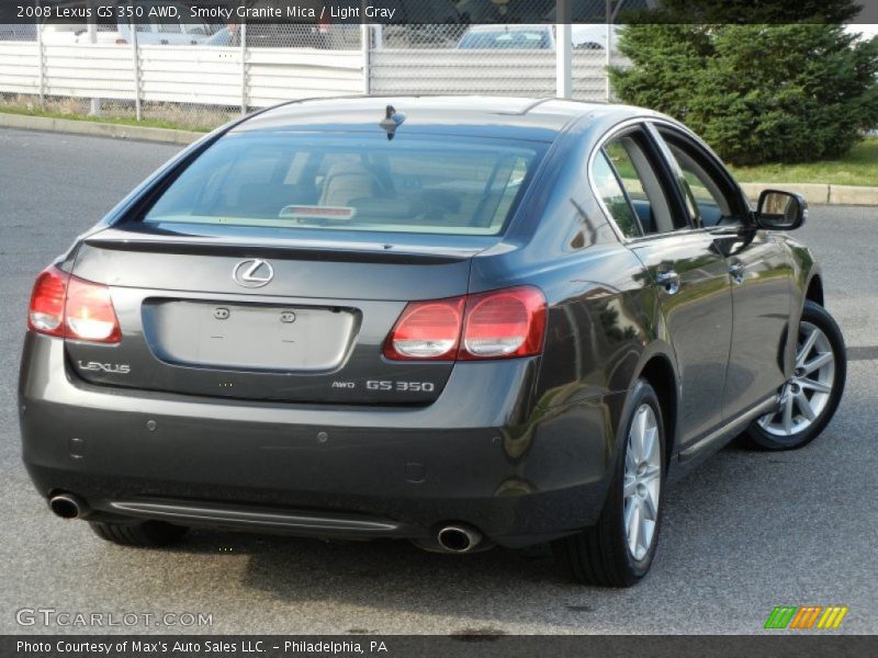 Smoky Granite Mica / Light Gray 2008 Lexus GS 350 AWD