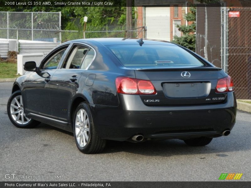 Smoky Granite Mica / Light Gray 2008 Lexus GS 350 AWD