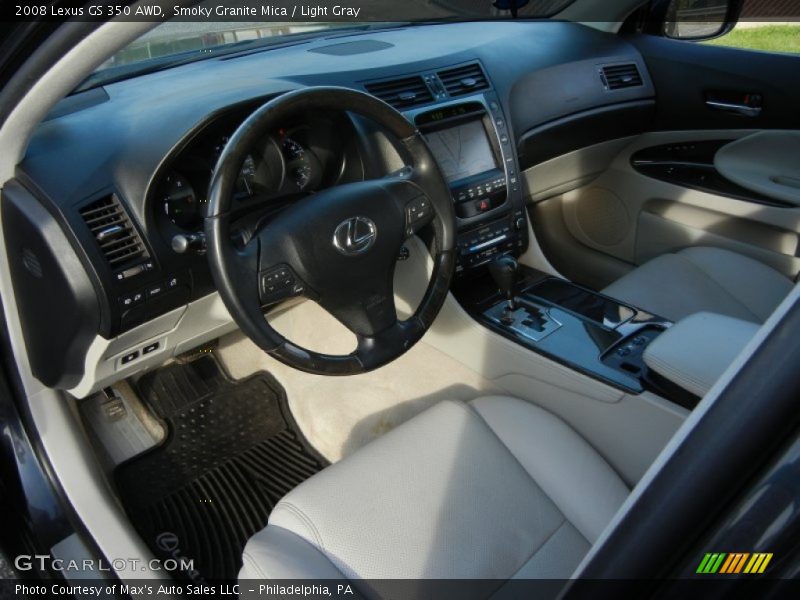 Smoky Granite Mica / Light Gray 2008 Lexus GS 350 AWD