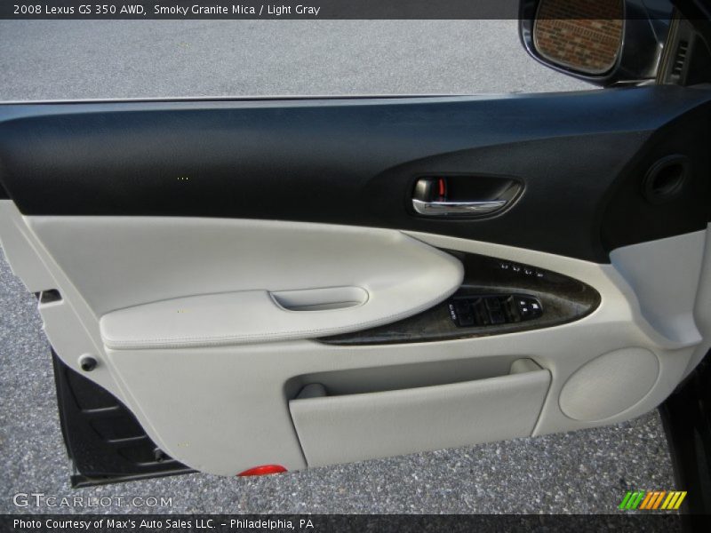 Smoky Granite Mica / Light Gray 2008 Lexus GS 350 AWD