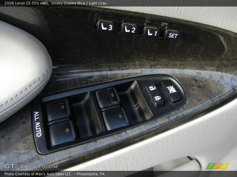 Smoky Granite Mica / Light Gray 2008 Lexus GS 350 AWD