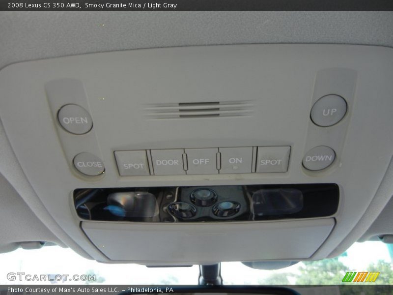 Smoky Granite Mica / Light Gray 2008 Lexus GS 350 AWD