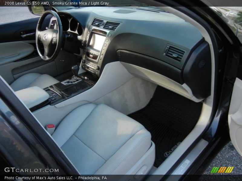 Smoky Granite Mica / Light Gray 2008 Lexus GS 350 AWD
