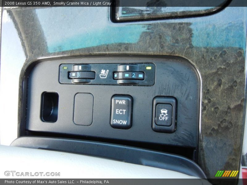 Smoky Granite Mica / Light Gray 2008 Lexus GS 350 AWD