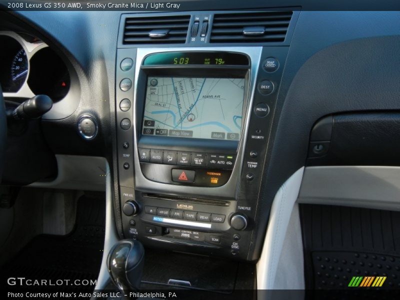 Smoky Granite Mica / Light Gray 2008 Lexus GS 350 AWD