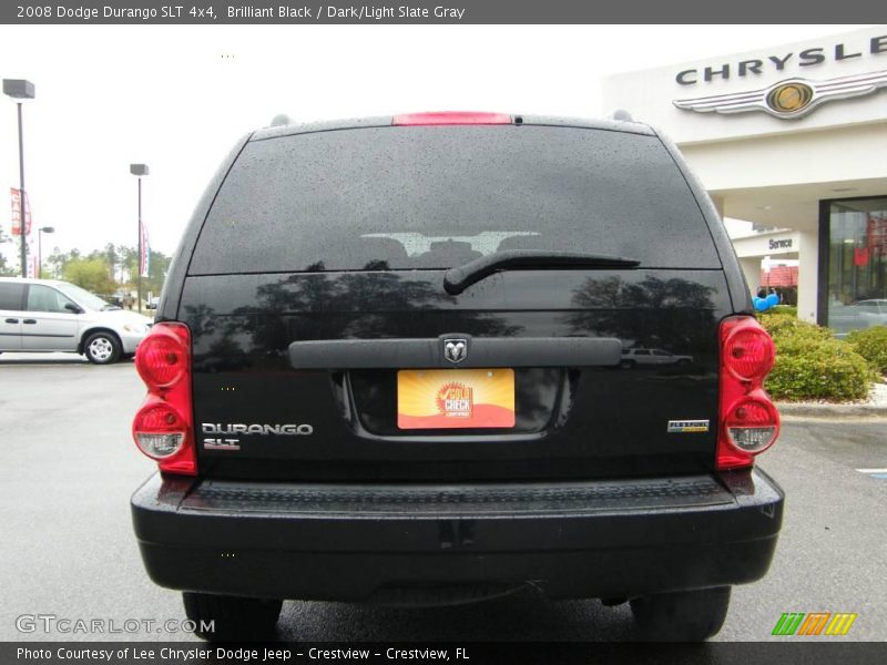 Brilliant Black / Dark/Light Slate Gray 2008 Dodge Durango SLT 4x4