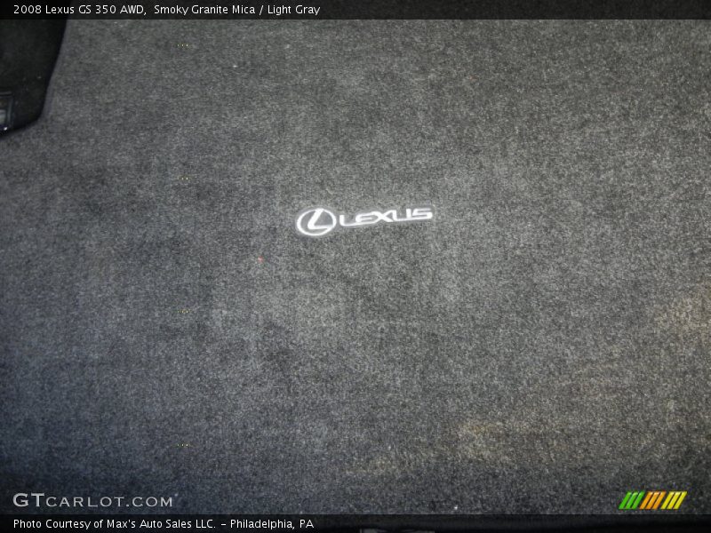 Smoky Granite Mica / Light Gray 2008 Lexus GS 350 AWD