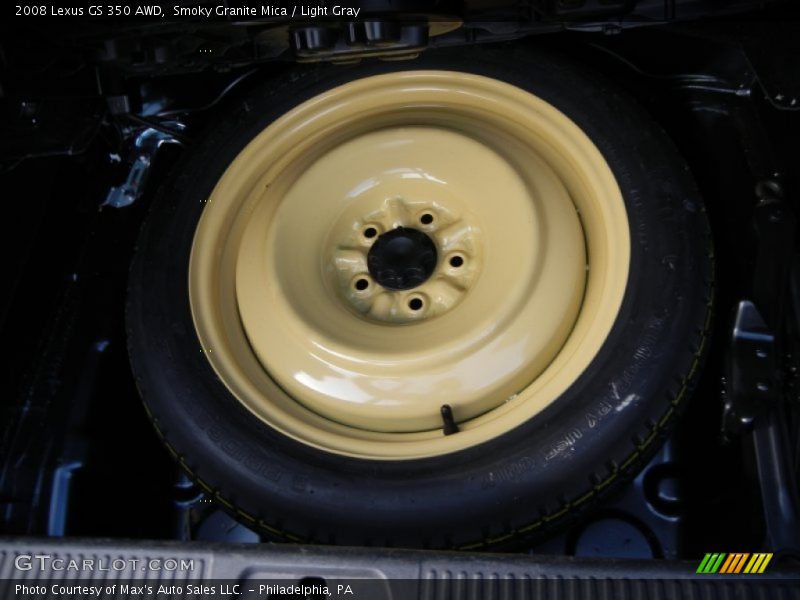 Smoky Granite Mica / Light Gray 2008 Lexus GS 350 AWD