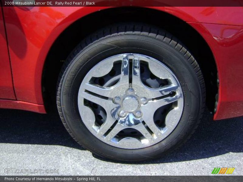 Rally Red Pearl / Black 2008 Mitsubishi Lancer DE