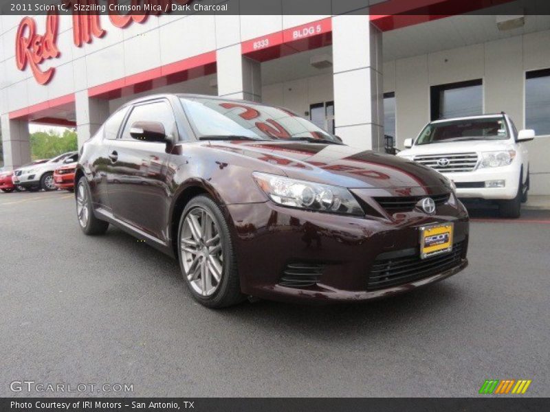 Sizziling Crimson Mica / Dark Charcoal 2011 Scion tC