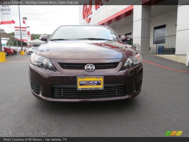 Sizziling Crimson Mica / Dark Charcoal 2011 Scion tC
