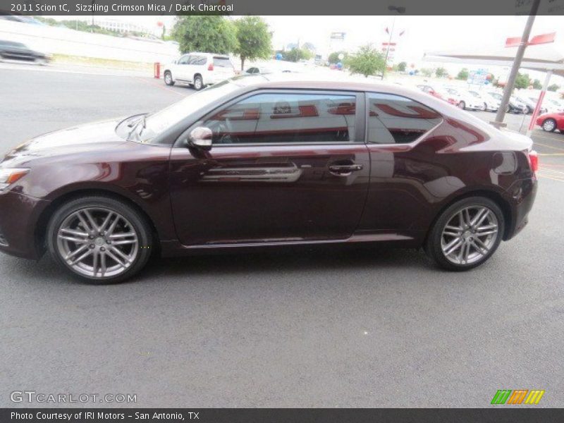 Sizziling Crimson Mica / Dark Charcoal 2011 Scion tC