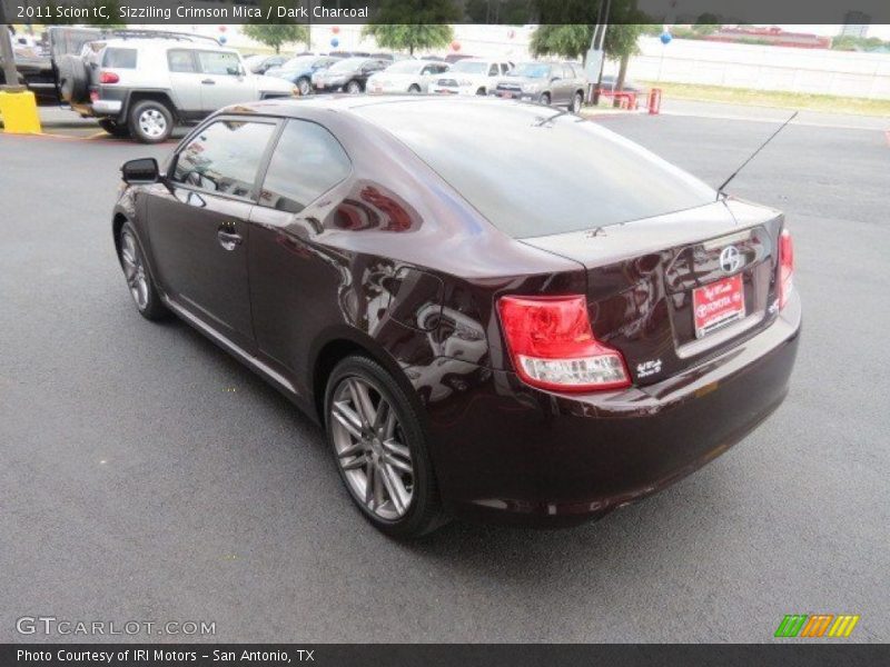 Sizziling Crimson Mica / Dark Charcoal 2011 Scion tC